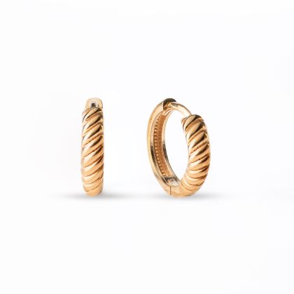 Twisted Hoop Earring