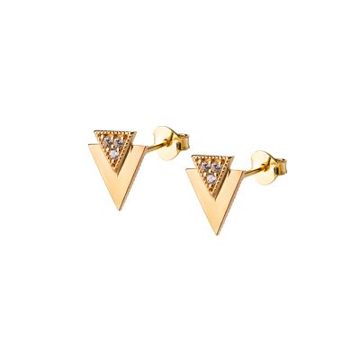Double Triangle Обица